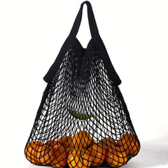 Mesh Hollow Out Beach Tote Bag Large Capacity Shoulder Shopper Bag