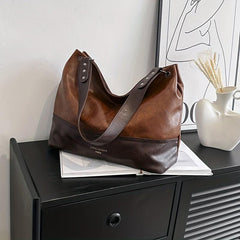 Vintage Patchwork Tote Bag Large Capacity Hobo Bag Crossbody Bag