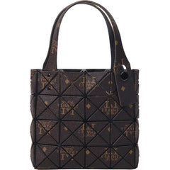 Vintage Argyle Pattern Handbag Retro Satchel Bag