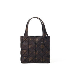 Vintage Argyle Pattern Handbag Retro Satchel Bag