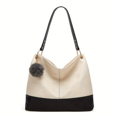 Large Capacity Hobo Bag PU Satchel Women's Handbag