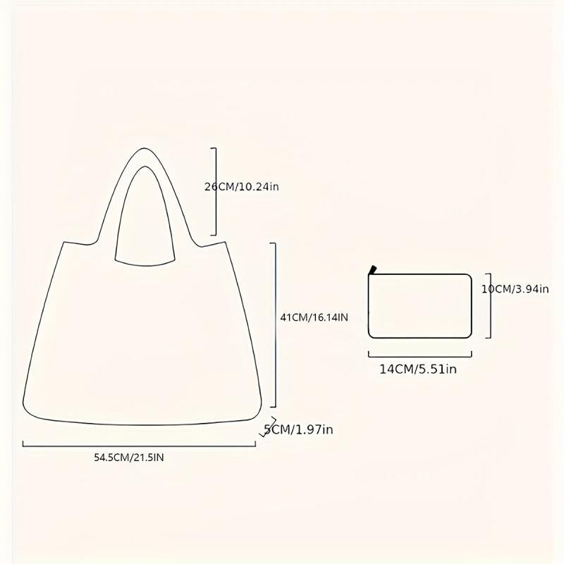 Cactus Print Tote Bag Reusable Shopping Bags Foldable Large Capacity