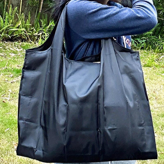 Foldable Tote Bag Large Capacity Lightweight Shoulder Bag Casual Shopping Bag