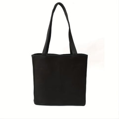 Floral & Bird Embroidered Tote Bag Canvas Shoulder Bag For Women