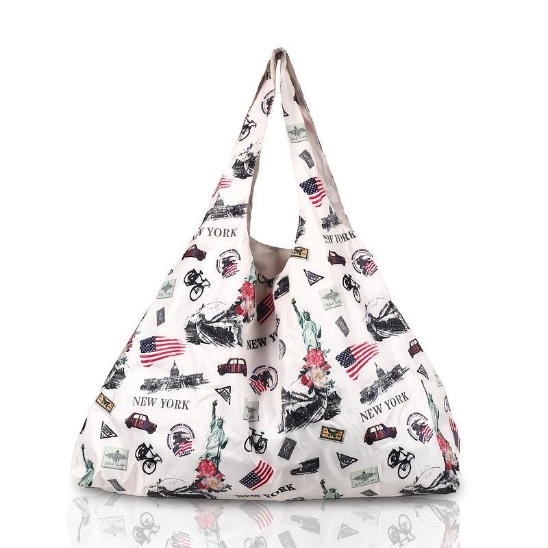 President's York Handbag Versatile Foldable Tote Bag Large Storage Shopper Bag