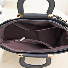 Braided Tote Bag PU Leather Crossbody Bag Women's Work Purse