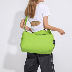 Casual Large Capacity Crossbody Bag Solid Versatile Shoulder Bag