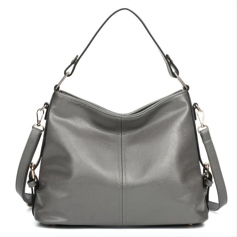 Women's Faux Leather Tote Bag Handbag Portable Messenger Bag