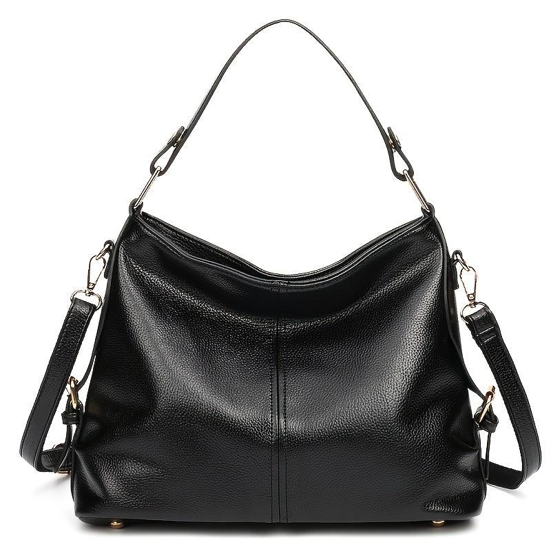 Women's Faux Leather Tote Bag Handbag Portable Messenger Bag