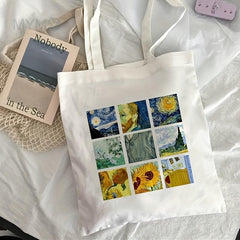Canvas Tote Bag Lightweight Shoulder Bag Casual Commuter Bag