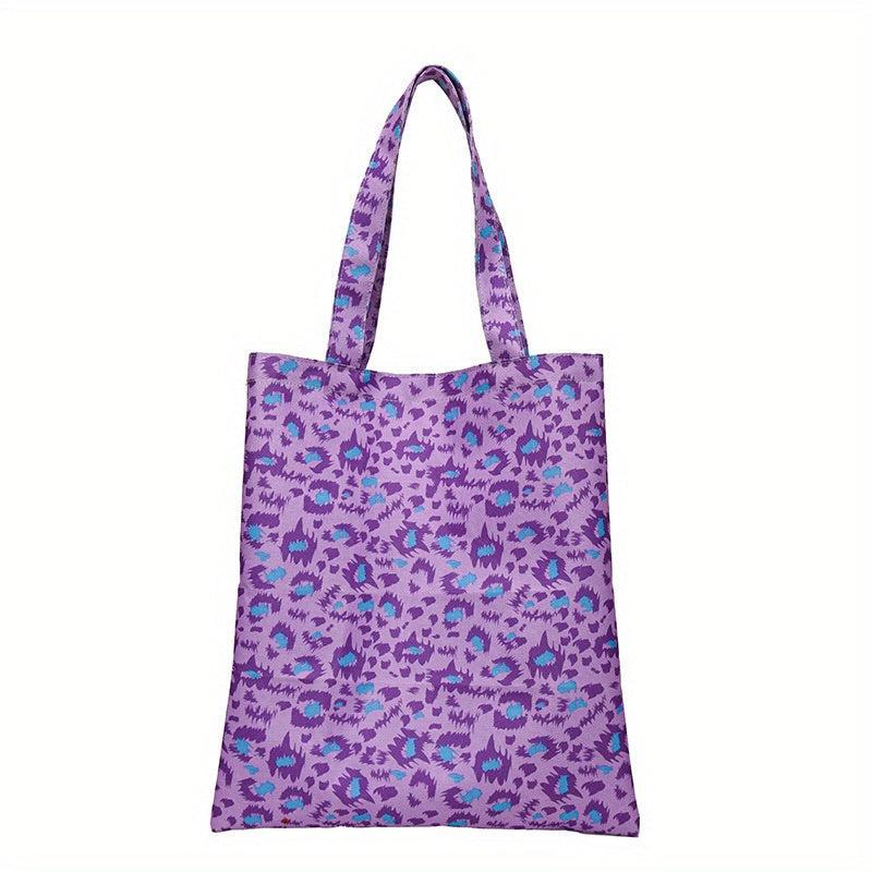 Leopard Animal Print Tote Bag Large Capacity Shoulder Bag Women's Handbag
