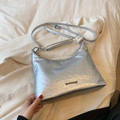 Solid Baguette Bag Underarm Bag All Match Casual Bag