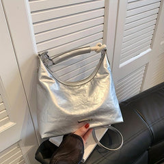 Solid Baguette Bag Underarm Bag All Match Casual Bag