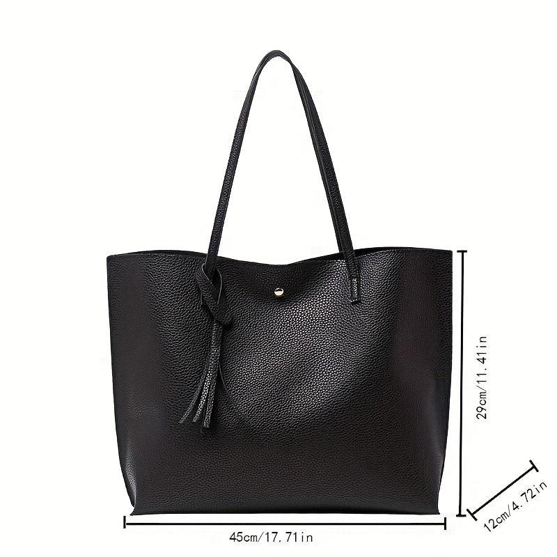Large Capacity Casual Shoulder Bag Women's Handbag For Commuting