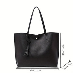 Large Capacity Casual Shoulder Bag Women's Handbag For Commuting