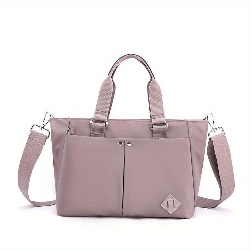 Nylon Crossbody Tote Bag Lightweight Pocket Handbag
