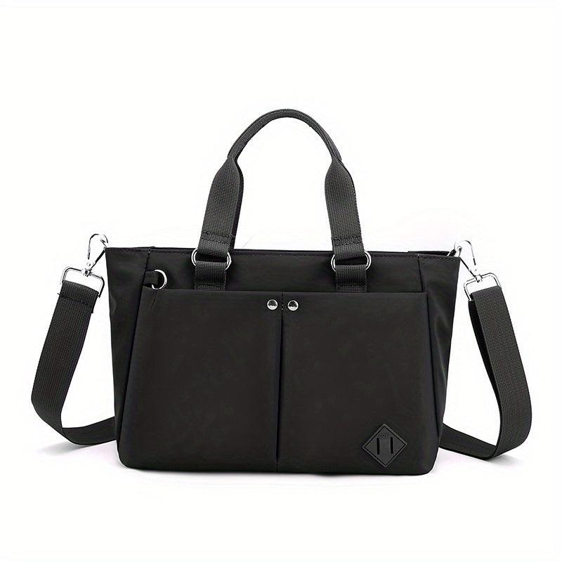 Nylon Crossbody Tote Bag Lightweight Pocket Handbag