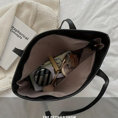 Argyle Pattern Tweed Tote Bag for Women