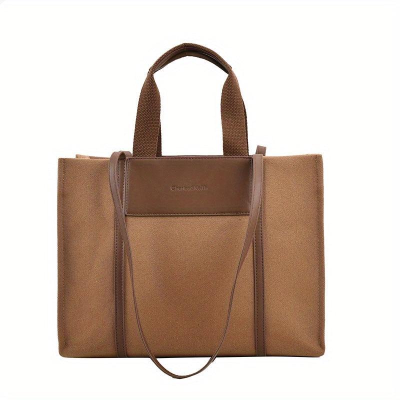 Vintage Canvas Tote Bag Large Handbag