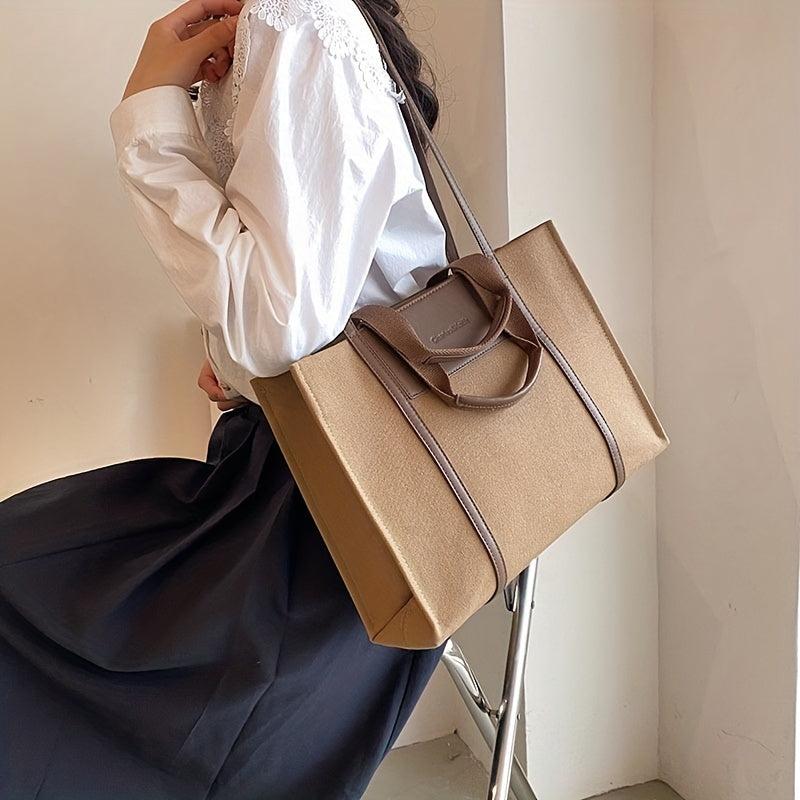 Vintage Canvas Tote Bag Large Handbag
