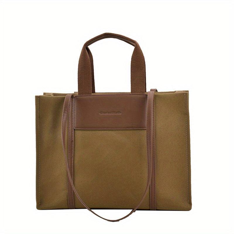 Vintage Canvas Tote Bag Large Handbag