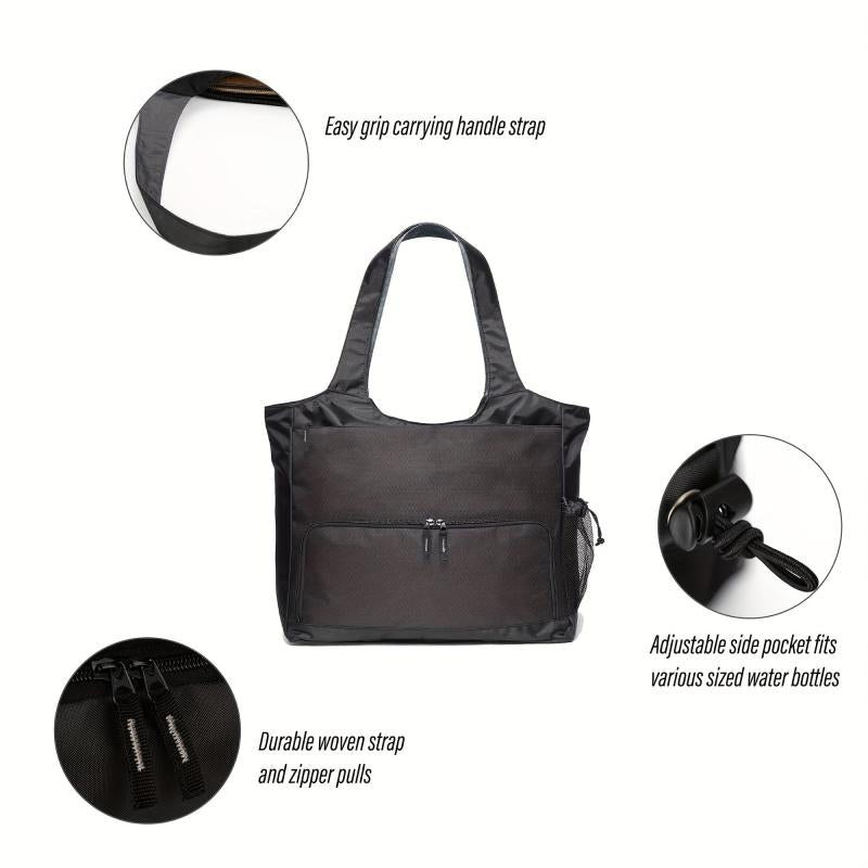 Nylon Sports Duffle Bag Large Capacity Gym Bag Waterproof Travel Luggage