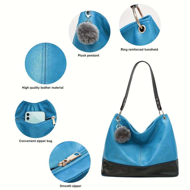 Vintage Large Capacity Hobo Bag Top Handle Satchel Tote Women's Handbag