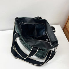 Puffer Quilted Tote Bag Large Capacity Crossbody Bag Padded Shoulder Bag