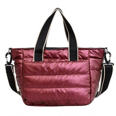 Puffer Quilted Tote Bag Large Capacity Crossbody Bag Padded Shoulder Bag