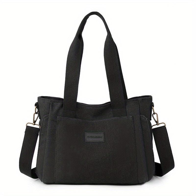 Canvas Crossbody Tote Bag Versatile Handbag & Purse