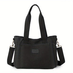 Canvas Crossbody Tote Bag Versatile Handbag & Purse