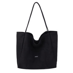 Minimalist Shoulder Tote Bag Solid Storage Bag All Match Bag