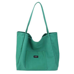 Minimalist Shoulder Tote Bag Solid Storage Bag All Match Bag