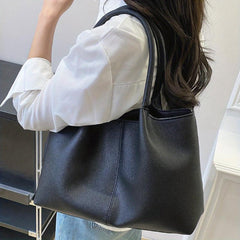 Magnet Shoulder Bag Large Capacity Durable Shopping Handbag