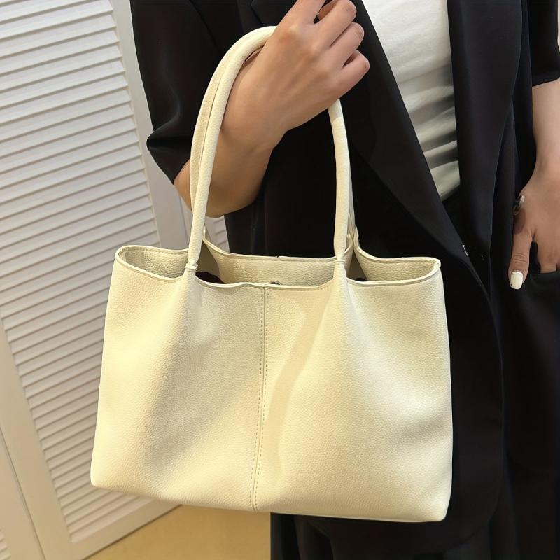 Magnet Shoulder Bag Large Capacity Durable Shopping Handbag
