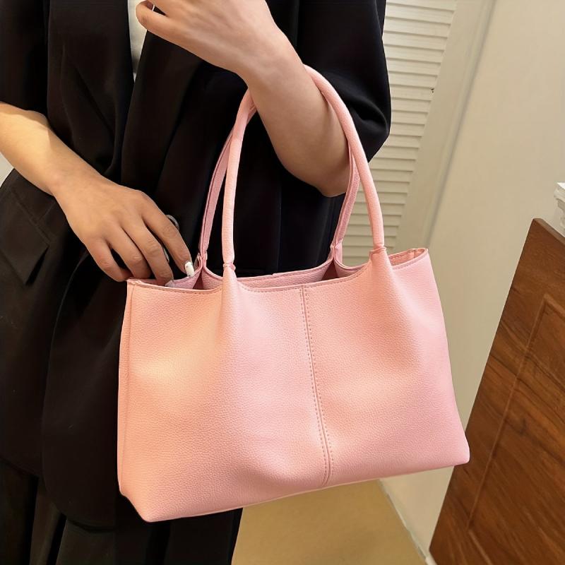 Magnet Shoulder Bag Large Capacity Durable Shopping Handbag