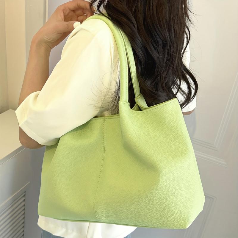 Magnet Shoulder Bag Large Capacity Durable Shopping Handbag
