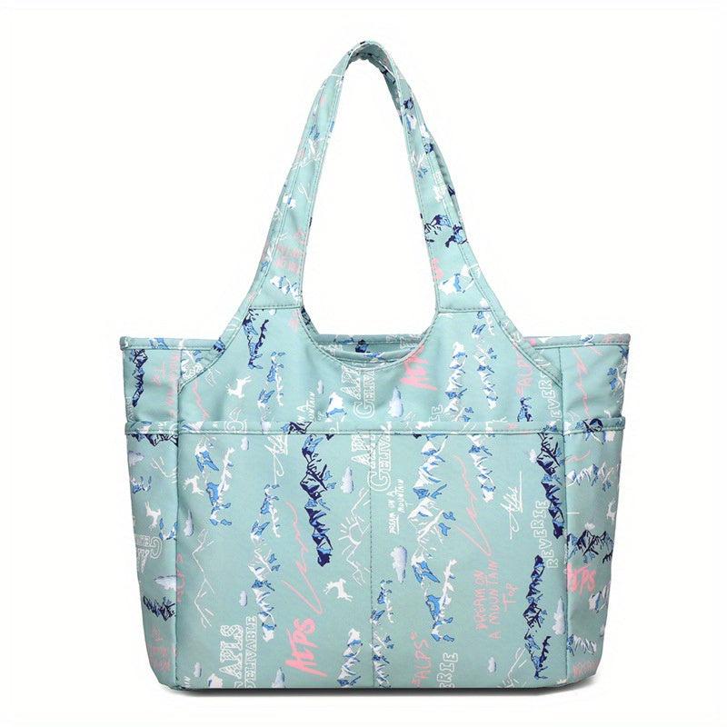 Graffiti Pattern Tote Bag Large Capacity Shopping Bag