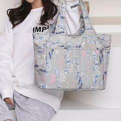 Graffiti Pattern Tote Bag Large Capacity Shopping Bag