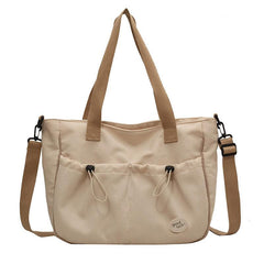 Minimalist Classic Tote Shoulder Bag All Match Storage Bag For Office & School