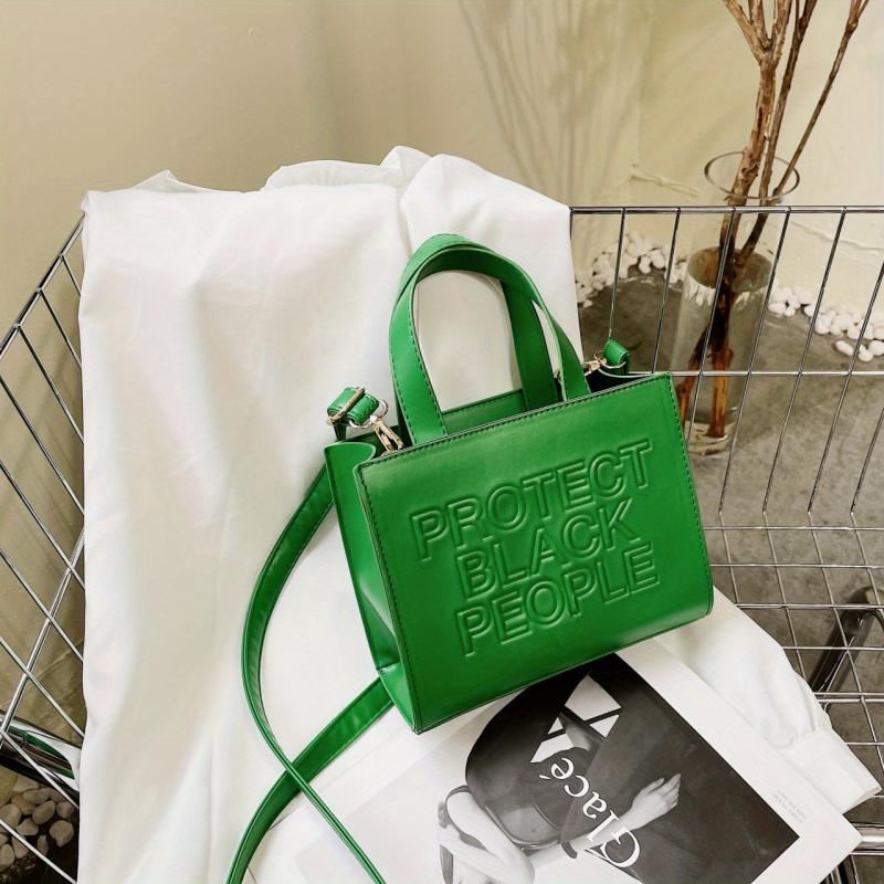 Minimalist Embossed Shoulder Bag for Women