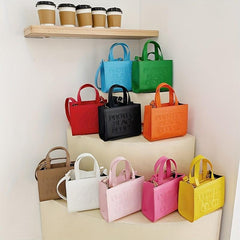 Minimalist Embossed Shoulder Bag for Women