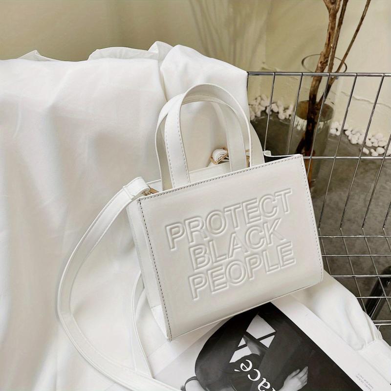 Minimalist Embossed Shoulder Bag for Women