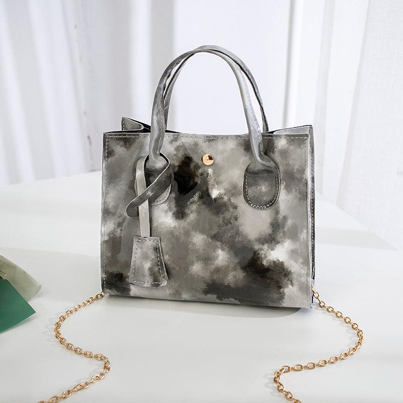 Tie Dye Square Bag Niche Pattern Satchel Bag