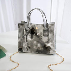 Tie Dye Square Bag Niche Pattern Satchel Bag
