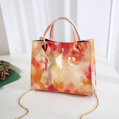Tie Dye Square Bag Niche Pattern Satchel Bag
