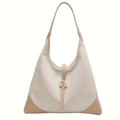 Minimalist Colorblock Hobo Shoulder Bag