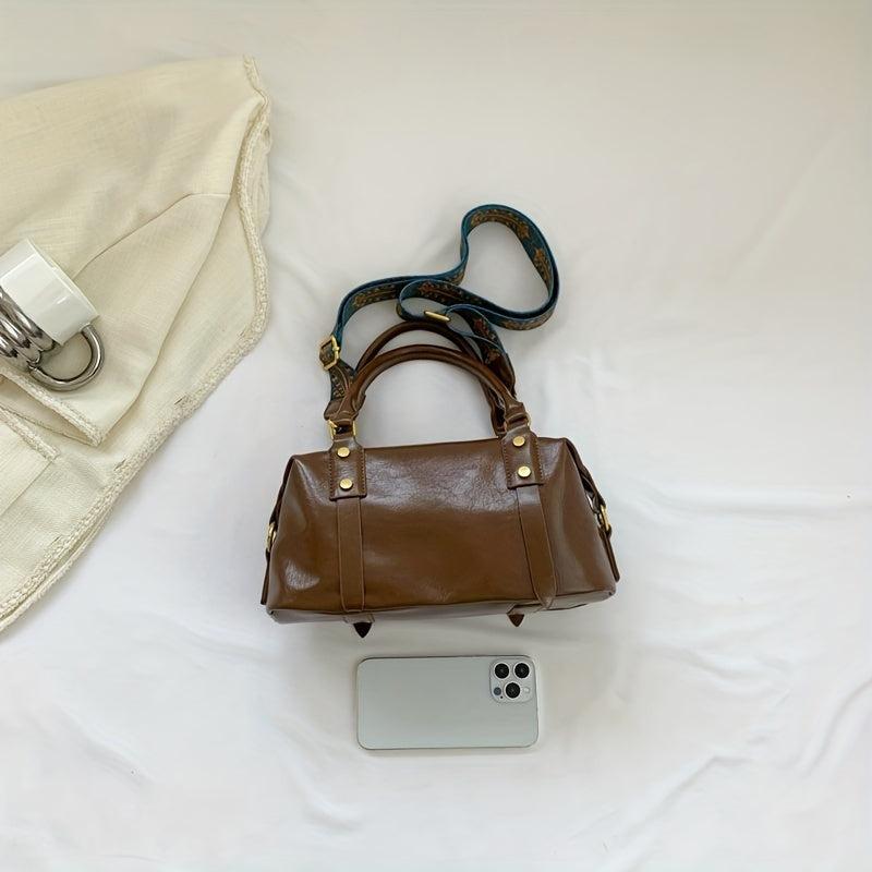 Ethnic Style Crossbody Bag Top Handle Satchel Purse
