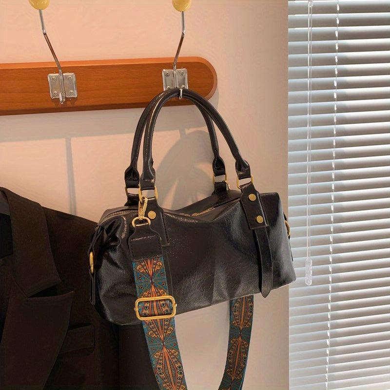 Ethnic Style Crossbody Bag Top Handle Satchel Purse