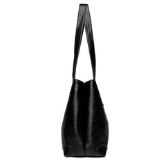 Large Capacity Minimalist Tote Bag Solid Shoulder Bag
